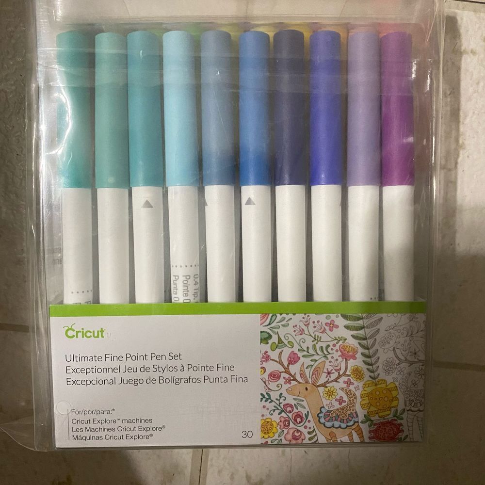Cricut - 2004060 Ultimate Fine Point Pen Set, 30 Pack, Assorte
